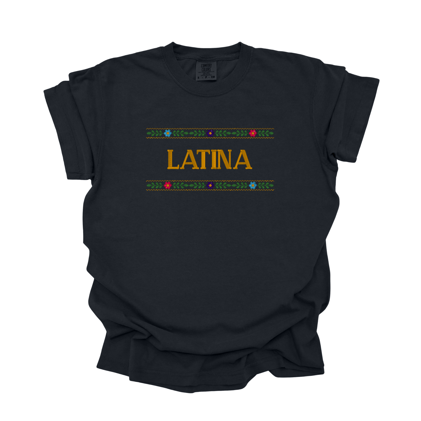 Chicana/Latina Floral Tee