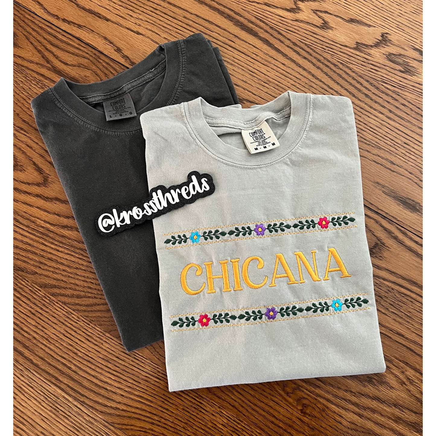 Chicana/Latina Floral Tee