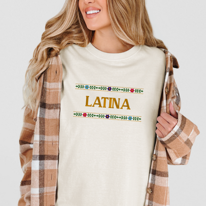 Chicana/Latina Floral Tee