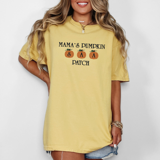 Custom Mama's Pumpkin Patch Tee