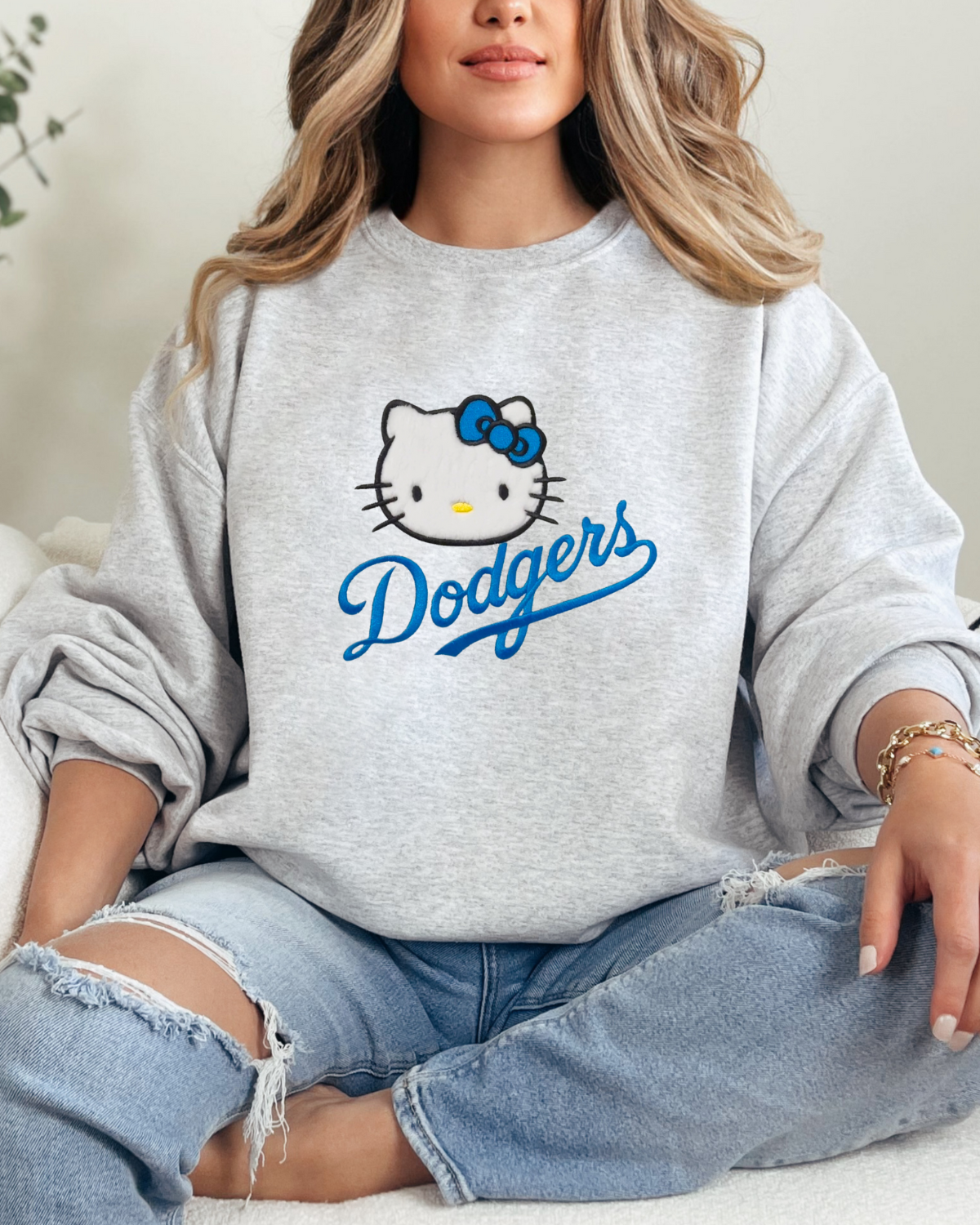 Dodger Kitty Sweater